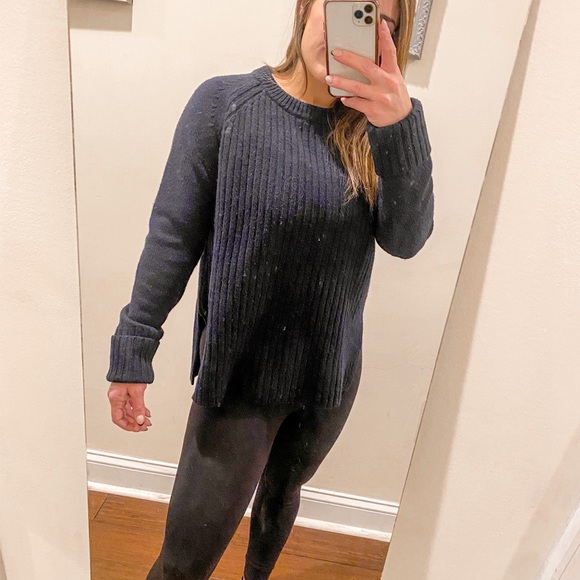Everlane Wool & Cashmere Navy Sweater Size M - Picture 2 of 9
